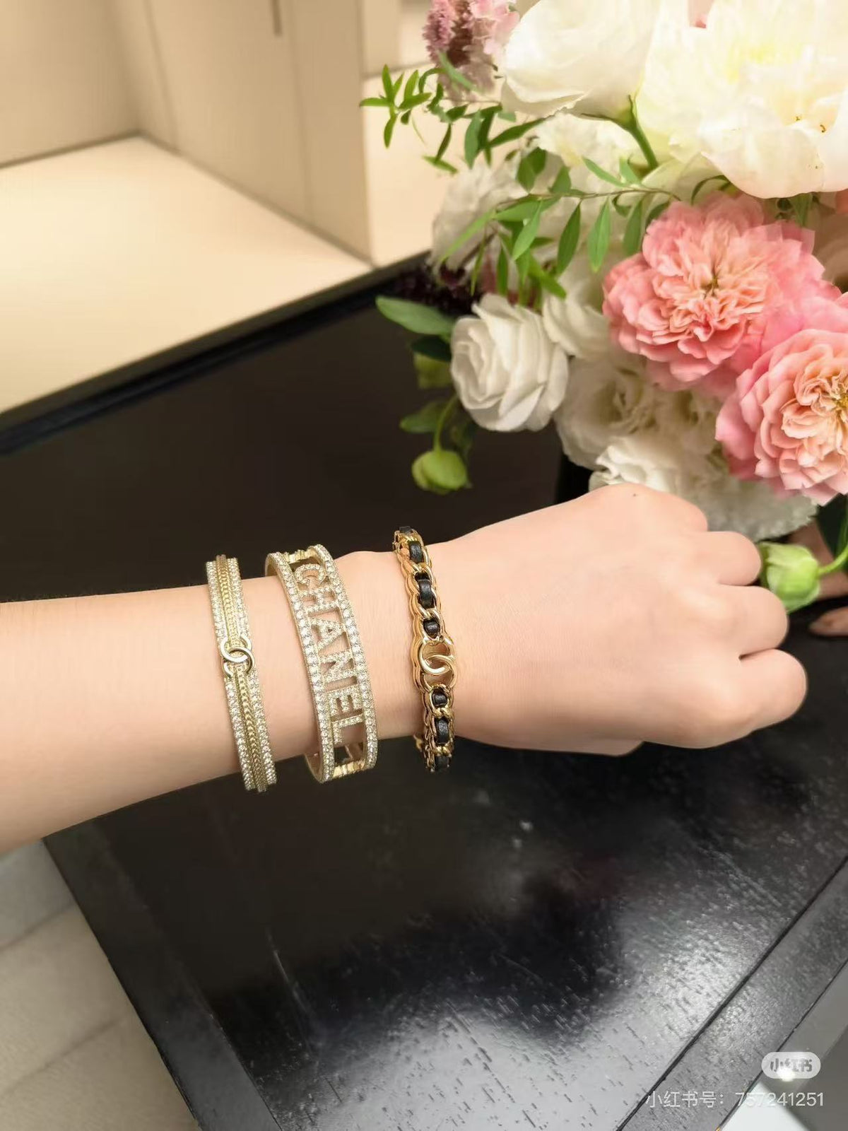 [Eterna Jewels]Double C Open Bangle