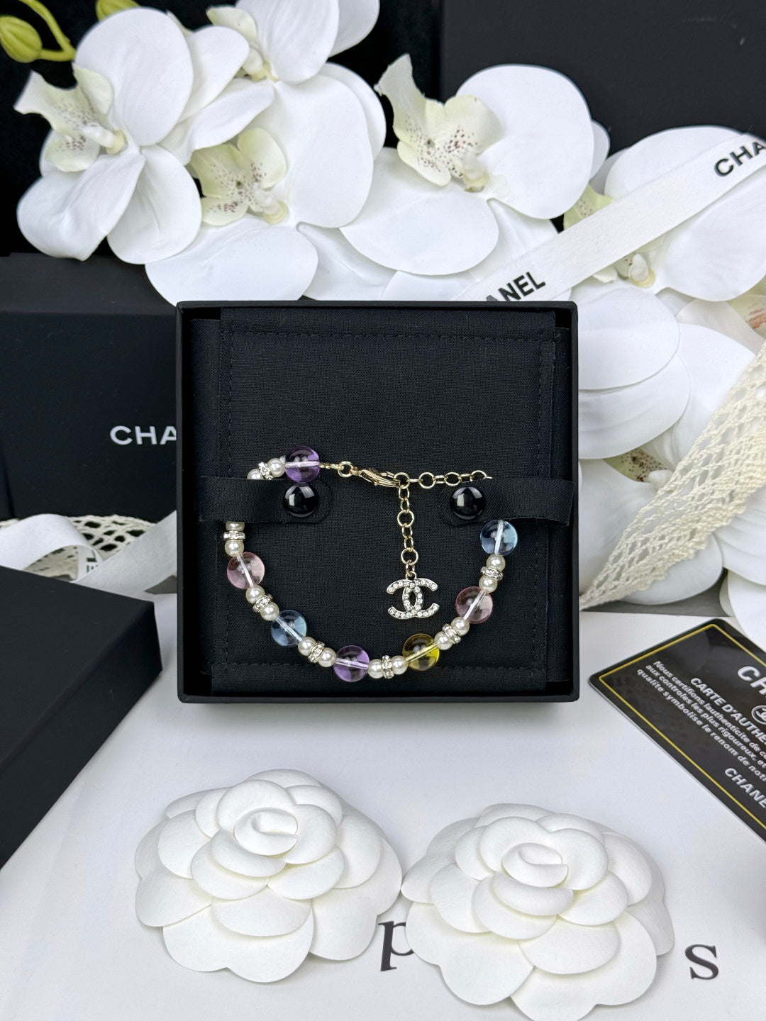 [Eterna Jewels]Colorful Transparent Resin Bracelet