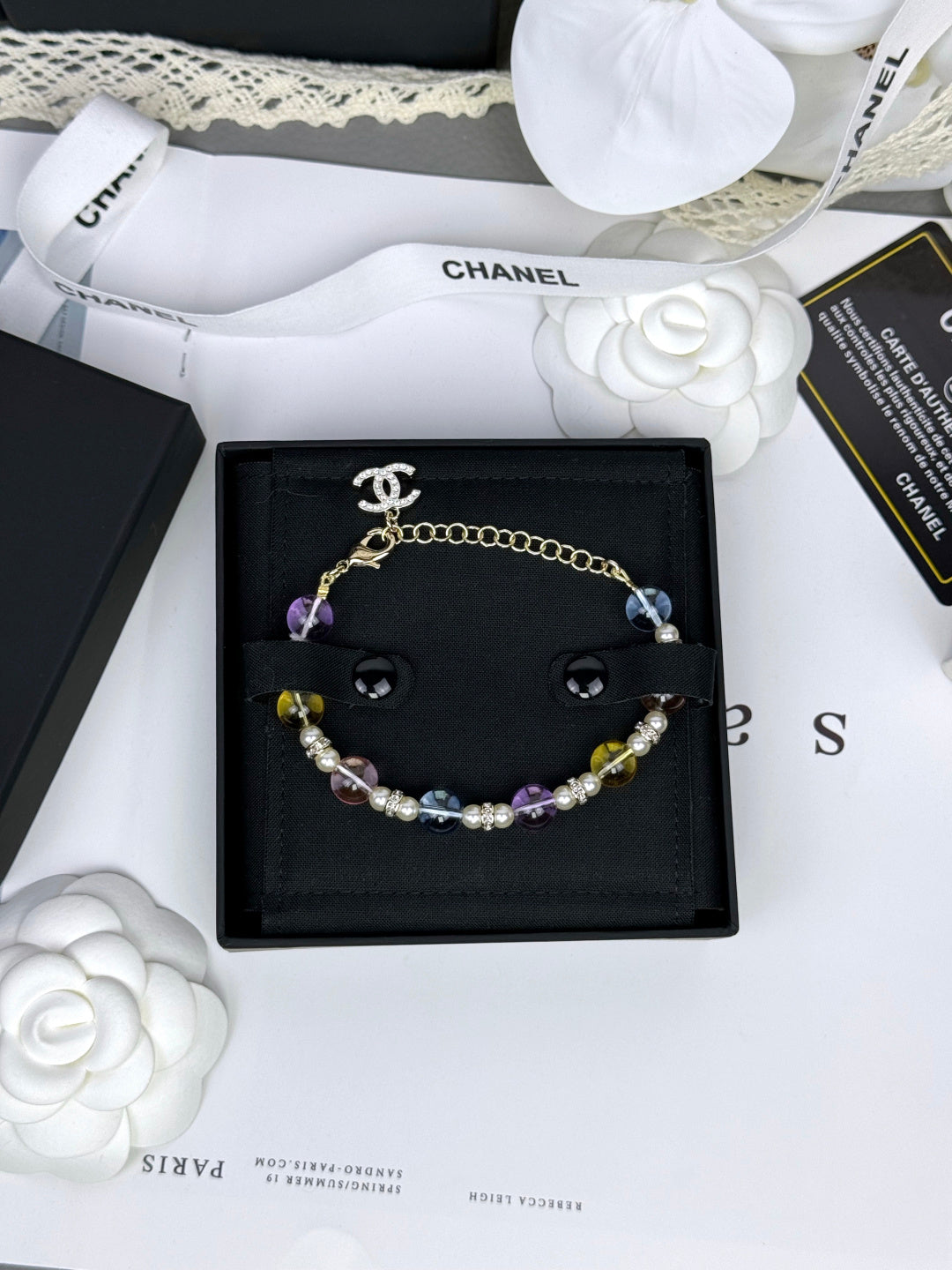 [Eterna Jewels]Colorful Transparent Resin Bracelet