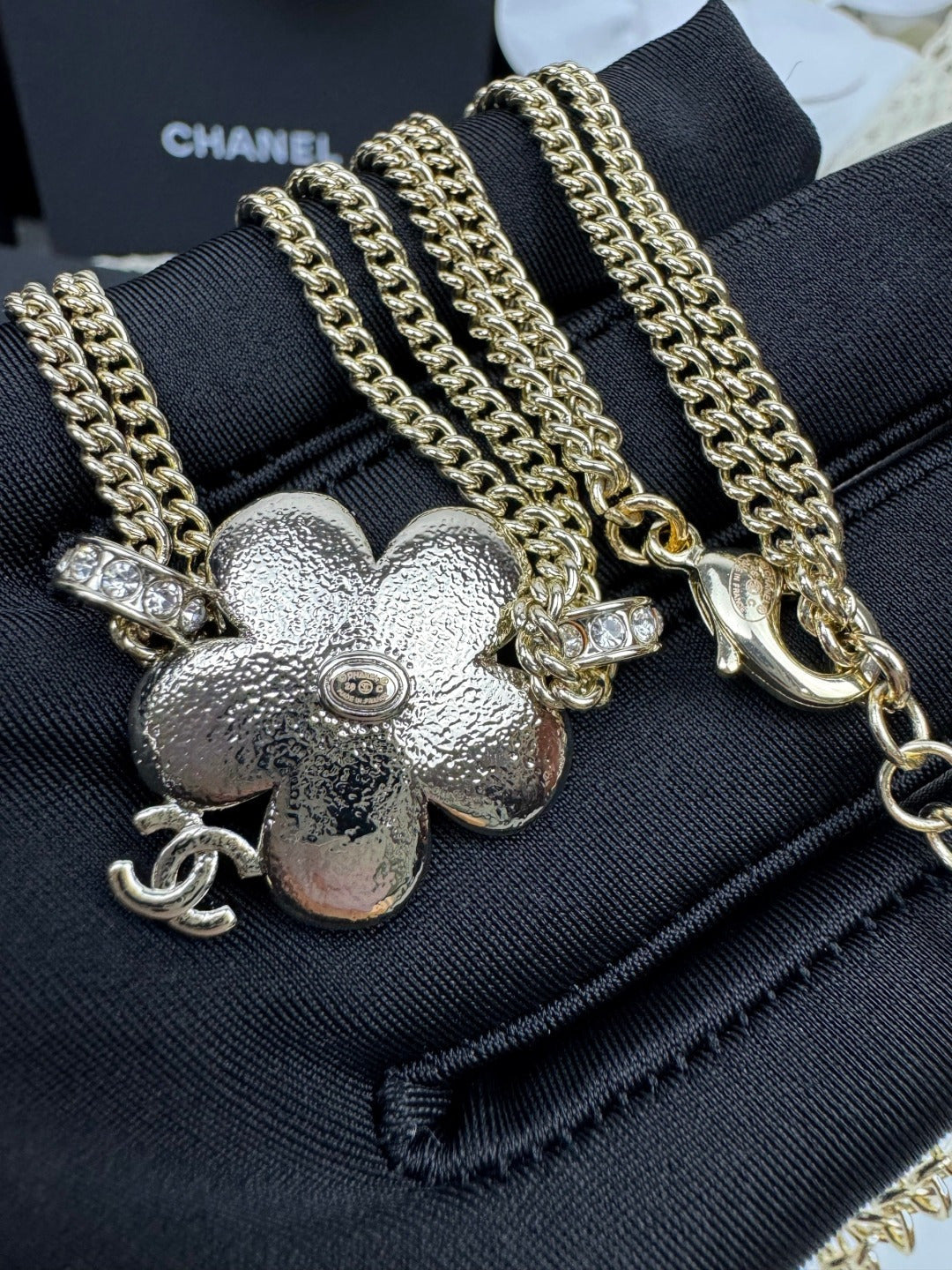 [Eterna Jewels]New Blue Floral Double-Layer Necklace