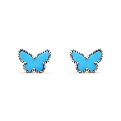 [Eterna Jewels]BUTTERFLY TURQUOISE EARRINGS SILVER