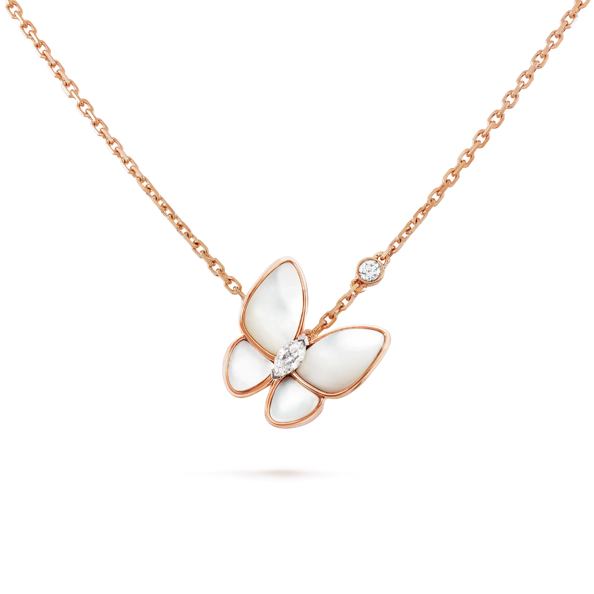 [Eterna Jewels]BUTTERFLY MOP DIAMOND NECKLACE