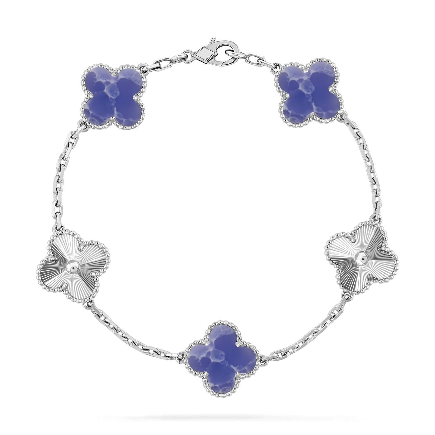 [Eterna Jewels]CLOVER 5 MOTIF BLUE VEINS BRACELET COLLECTION