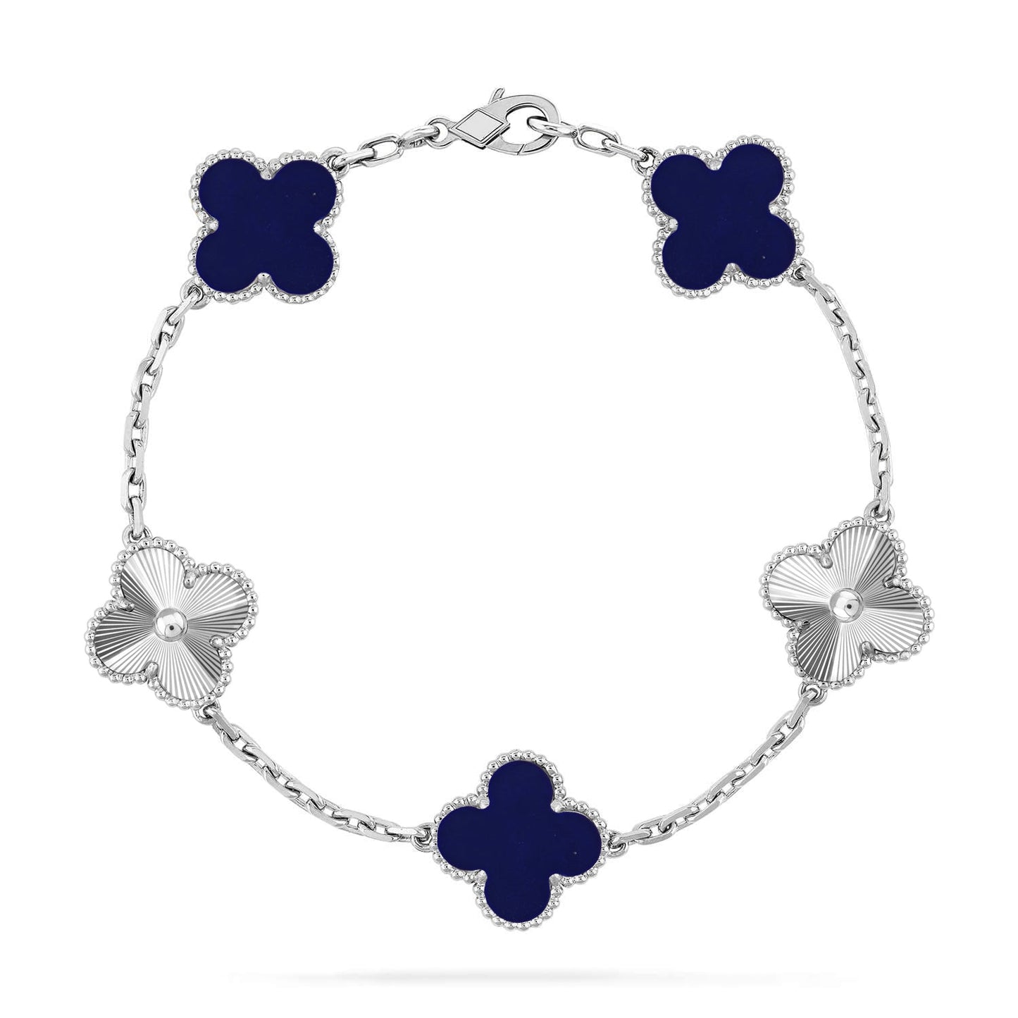 [Eterna Jewels]CLOVER 5 MOTIF LAPIS LAZULI BRACELET COLLECTION