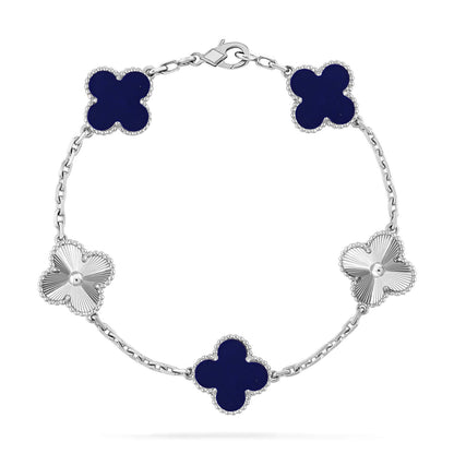 [Eterna Jewels]CLOVER 5 MOTIF LAPIS LAZULI BRACELET COLLECTION