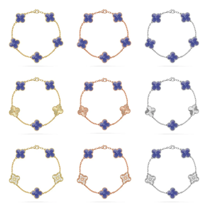 [Eterna Jewels]CLOVER 5 MOTIF BLUE VEINS BRACELET COLLECTION