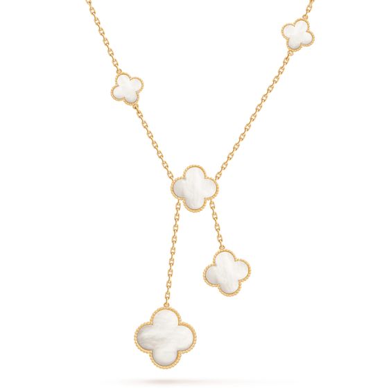 [Eterna Jewels]CLOVER MOTHER OF PEARL NECKLACE 6 MOTIF
