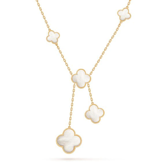 [Eterna Jewels]CLOVER MOTHER OF PEARL NECKLACE 6 MOTIF