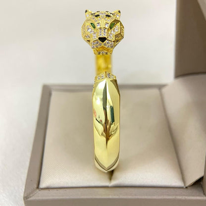 [Renovia Jewelry]DIAMOND MACHINE LEOPARD BRACELET