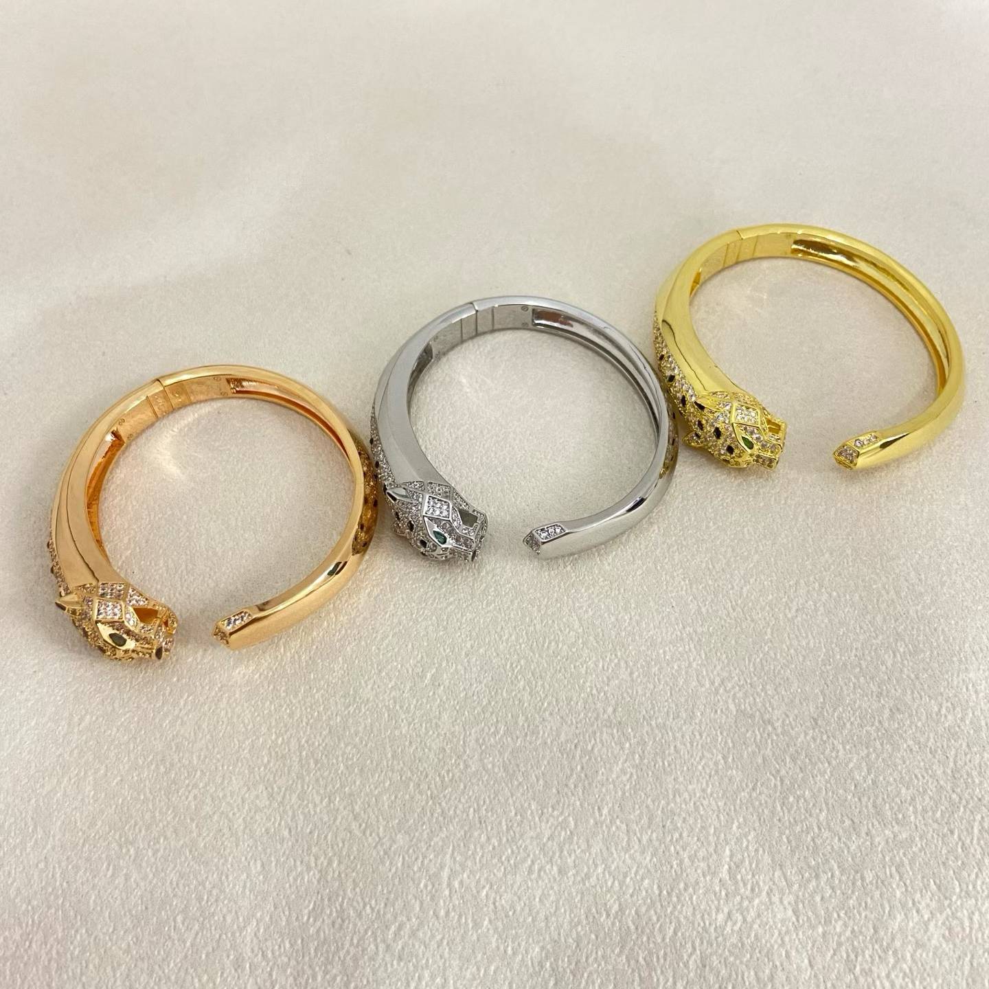 [Renovia Jewelry]DIAMOND MACHINE LEOPARD BRACELET