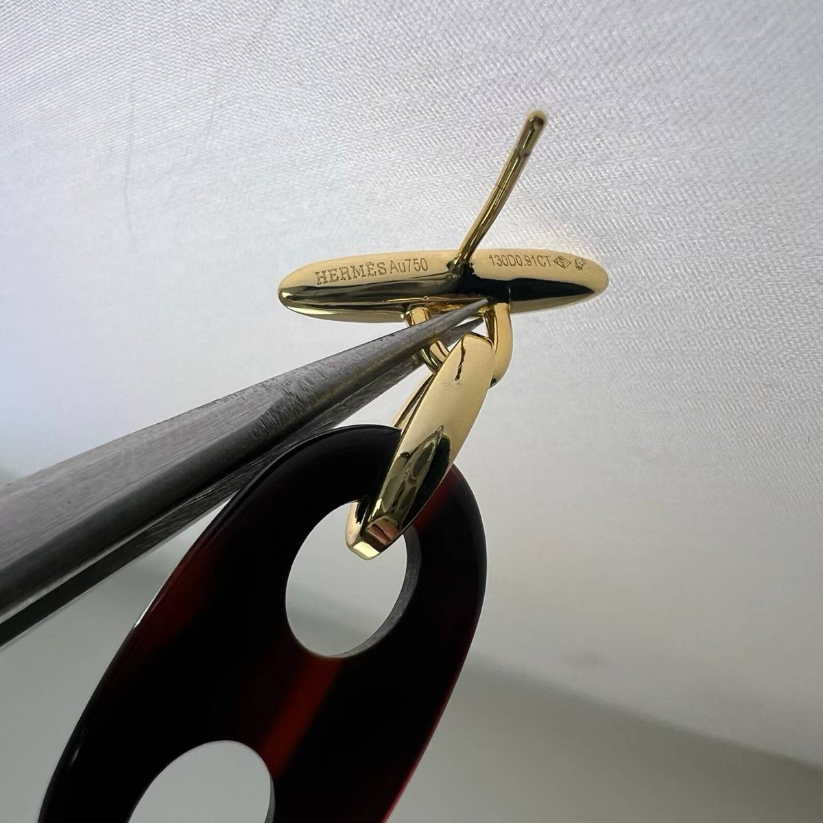 [Eterna Jewels]BROWN PIG NOSE EARRINGS