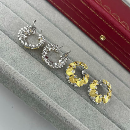 [Eterna Jewels]COFFEE BEAN TWO-TONE EAR CUFFS