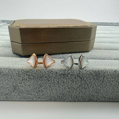 [Eterna Jewels]FAN SHAPE DOUBLE SHELL OPEN RING