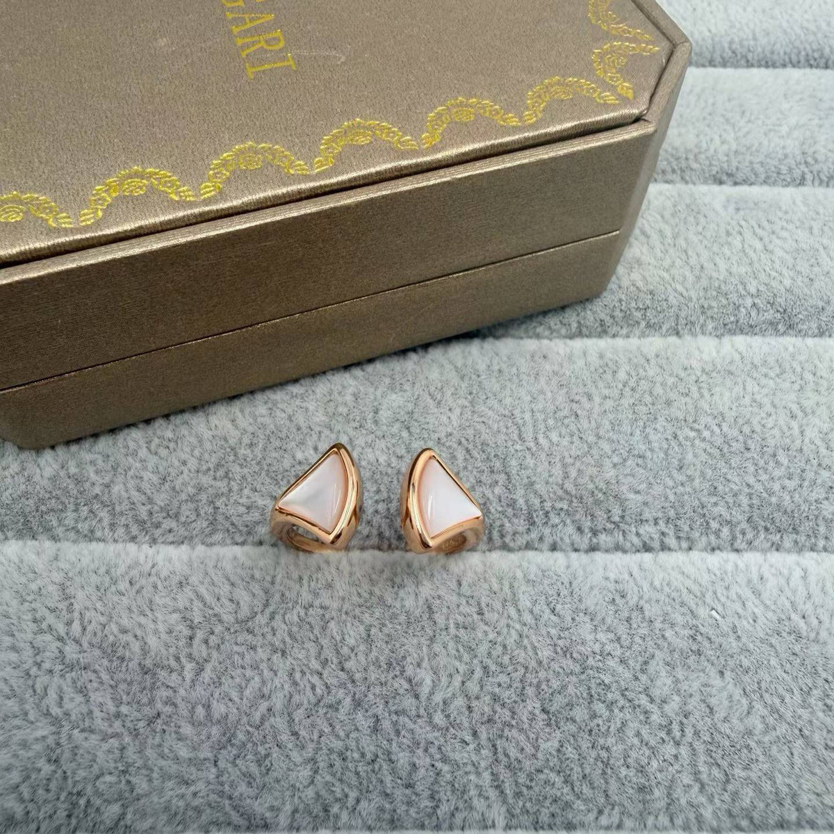 [Eterna Jewels]FAN SHAPE DOUBLE SHELL OPEN RING