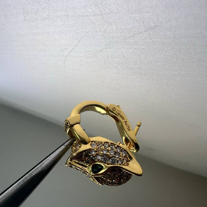 [Eterna Jewels]FULL PAVE LEOPARD HEAD EAR CUFFS