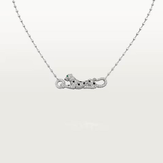 [Eterna Jewels]PANTHERE PAVED DIAMOND NECKLACE