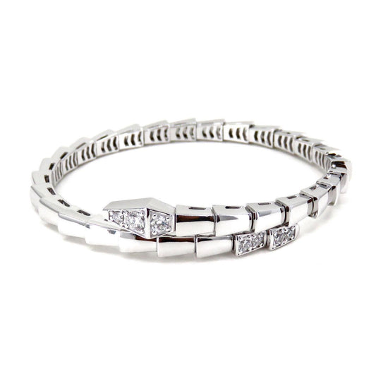 [Eterna Jewels]SERPENTI BRACELET DIAMONDS SILVER