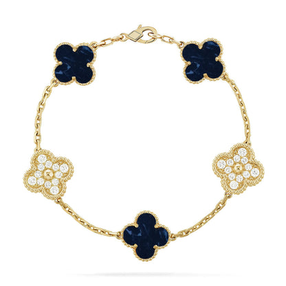 [Eterna Jewels]CLOVER 5 MOTIF PIETERSITE BRACELET COLLECTION
