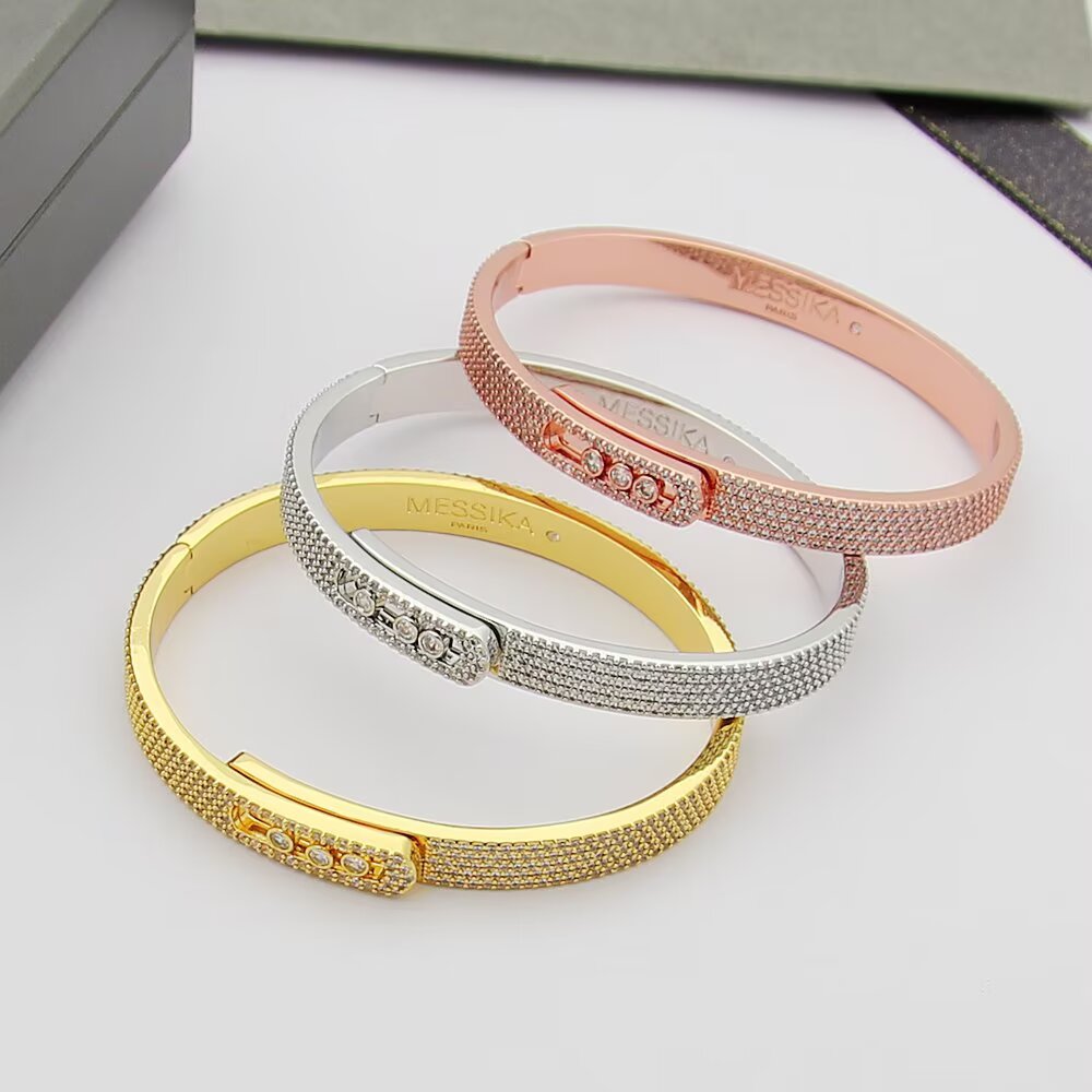 [Eterna Jewels]Move Noa Full Pavé Diamond Bangle Bracelet