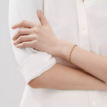 [Eterna Jewels]HARDWEAR MICRO LINK 44 MOTIF GOLD BRACELET
