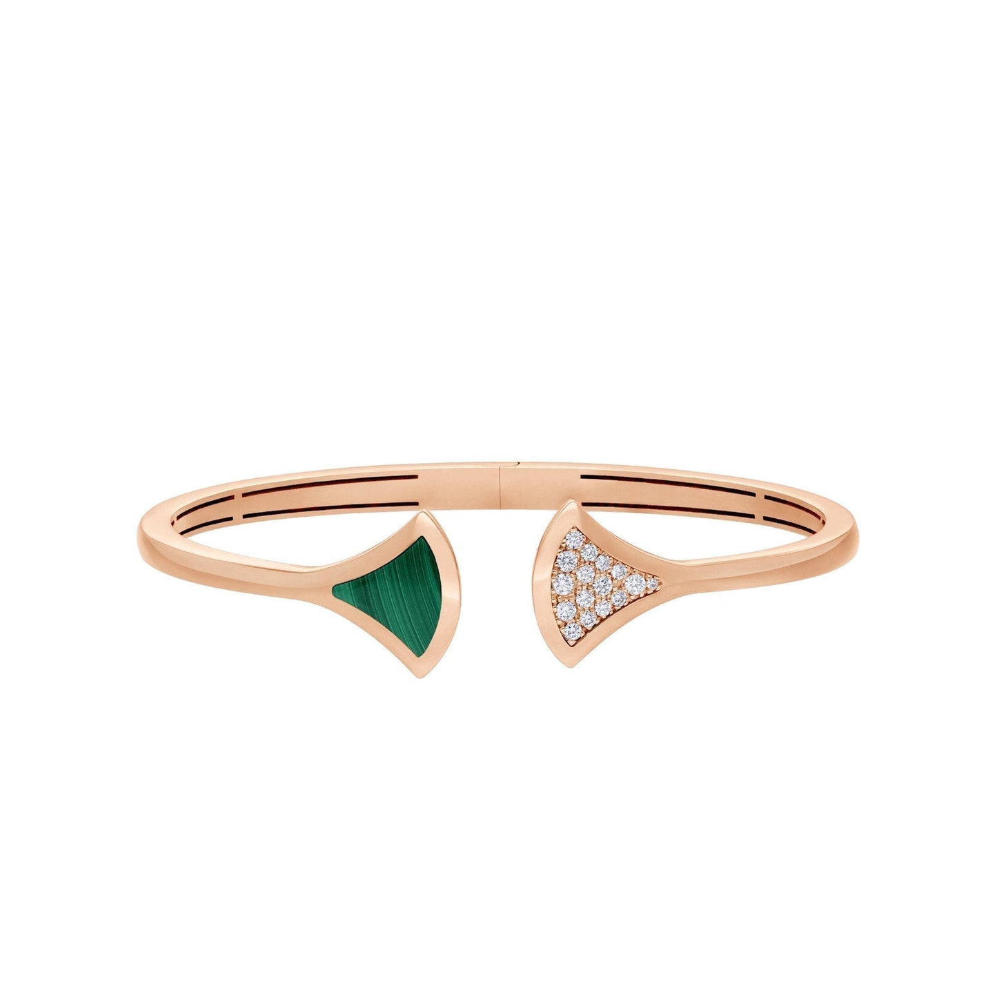 [Eterna Jewels]DREAM BRACELET OPEN MALACHITE PINK GOLD