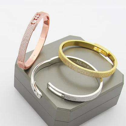 [Eterna Jewels]Move Noa Full Pavé Diamond Bangle Bracelet