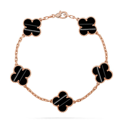 [Eterna Jewels] CLOVER 5 MOTIF PULSAR STONE BRACELET COLLECTION