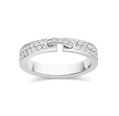 [Eterna Jewels]ALLIANCE LIENS VIDENCE PAVED DIAMOND 4MM RING
