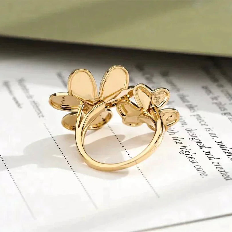 [Eterna Jewels]CLOVER COMOS GOLD DIAMOND RING