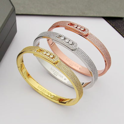 [Eterna Jewels]Move Noa Full Pavé Diamond Bangle Bracelet