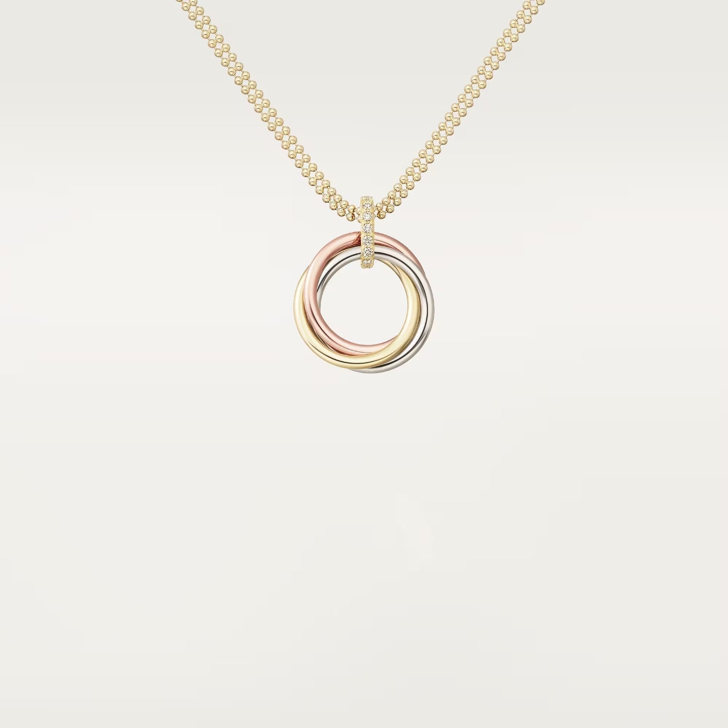 [Eterna Jewels]TRINITY MEDIUM  DIAMONDS NECKLACE