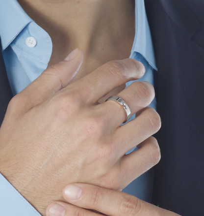 [Eterna Jewels]ALLIANCE LIENS VIDENCE 4MM RING
