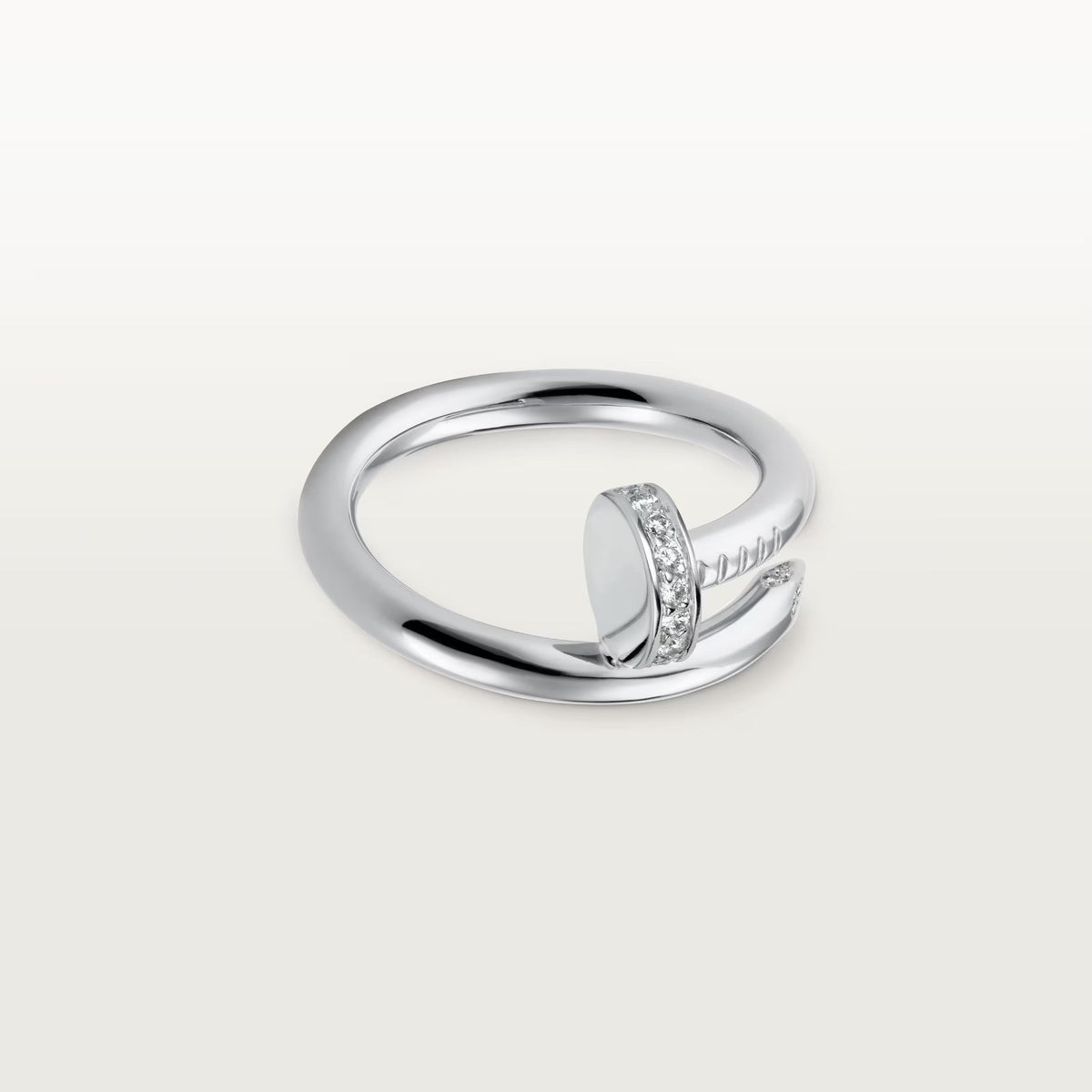 [Eterna Jewels]JUSTE RING 2.6MM HALF DIAMOND