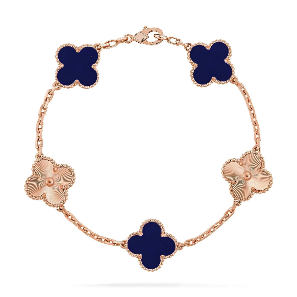 [Eterna Jewels]CLOVER 5 MOTIF LAPIS LAZULI BRACELET COLLECTION