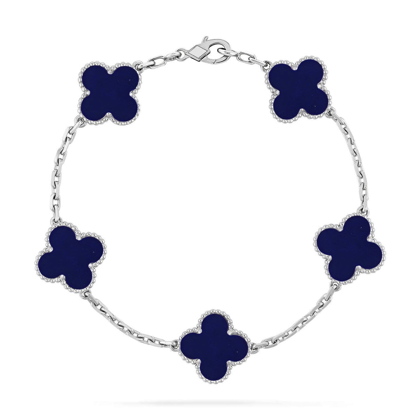 [Eterna Jewels]CLOVER 5 MOTIF LAPIS LAZULI BRACELET COLLECTION