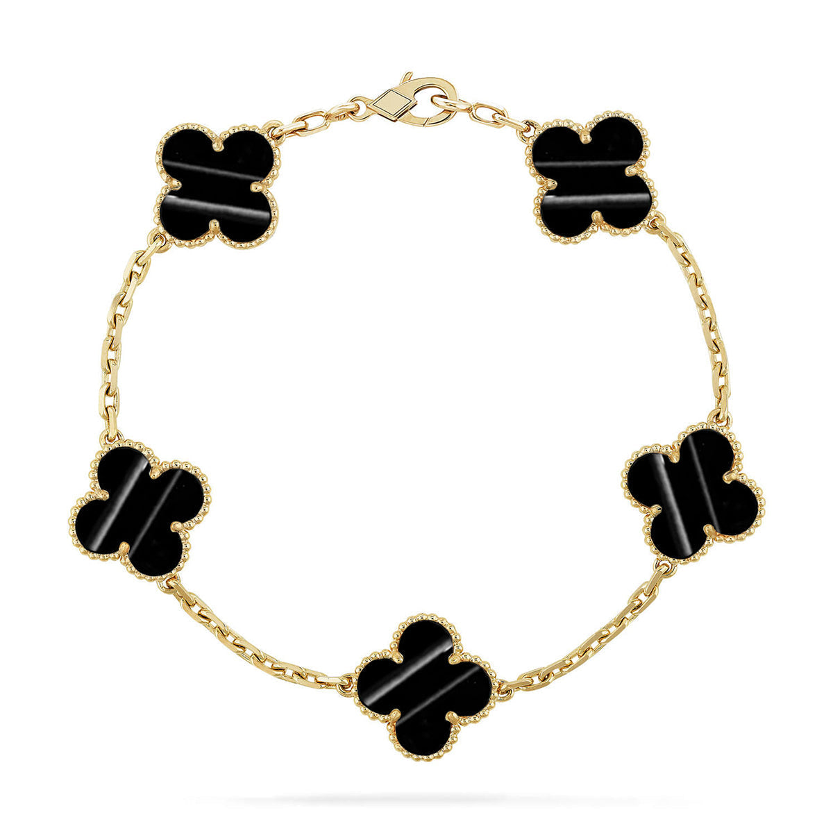 [Eterna Jewels] CLOVER 5 MOTIF PULSAR STONE BRACELET COLLECTION