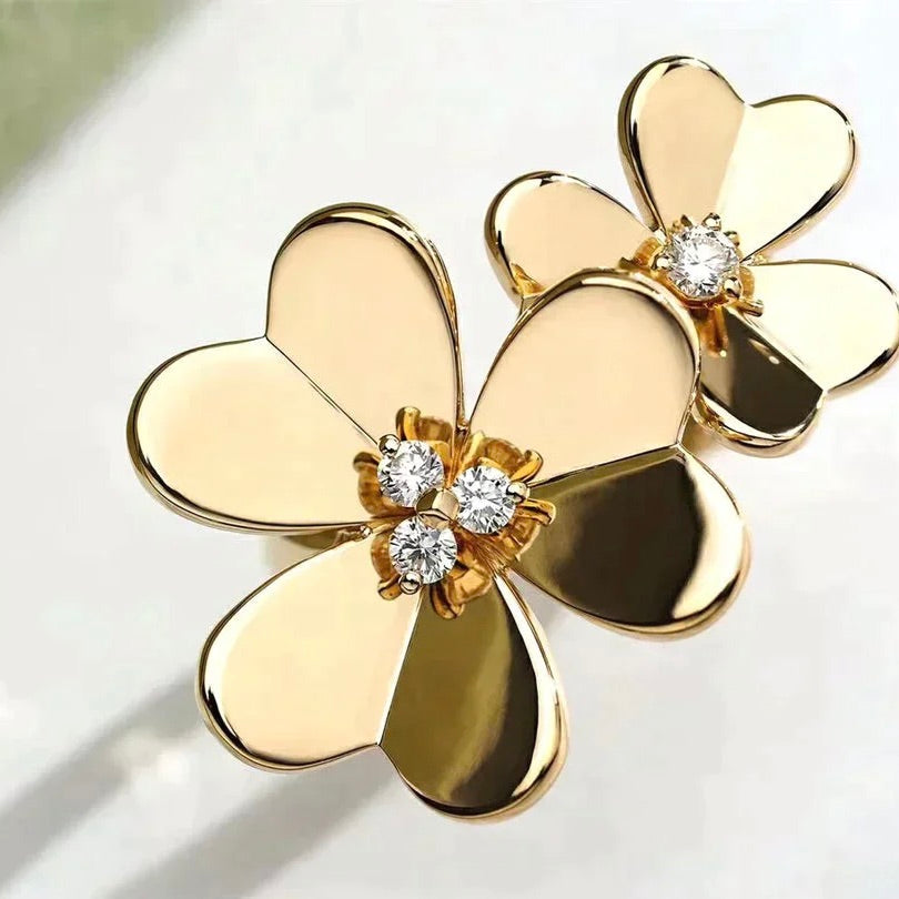 [Eterna Jewels]CLOVER COMOS GOLD DIAMOND RING