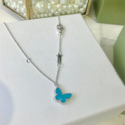 [Eterna Jewels]BUTTERFLY TURQUOISE BUTTERFLY BRACELET SILVER