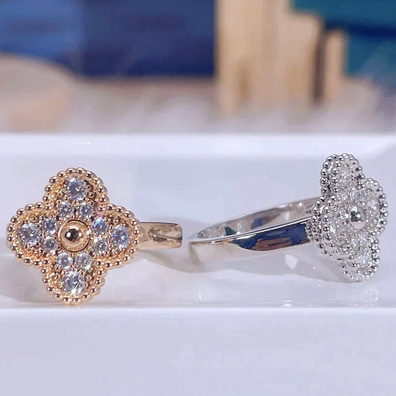 [Eterna Jewels]CLOVER DIAMOND RING