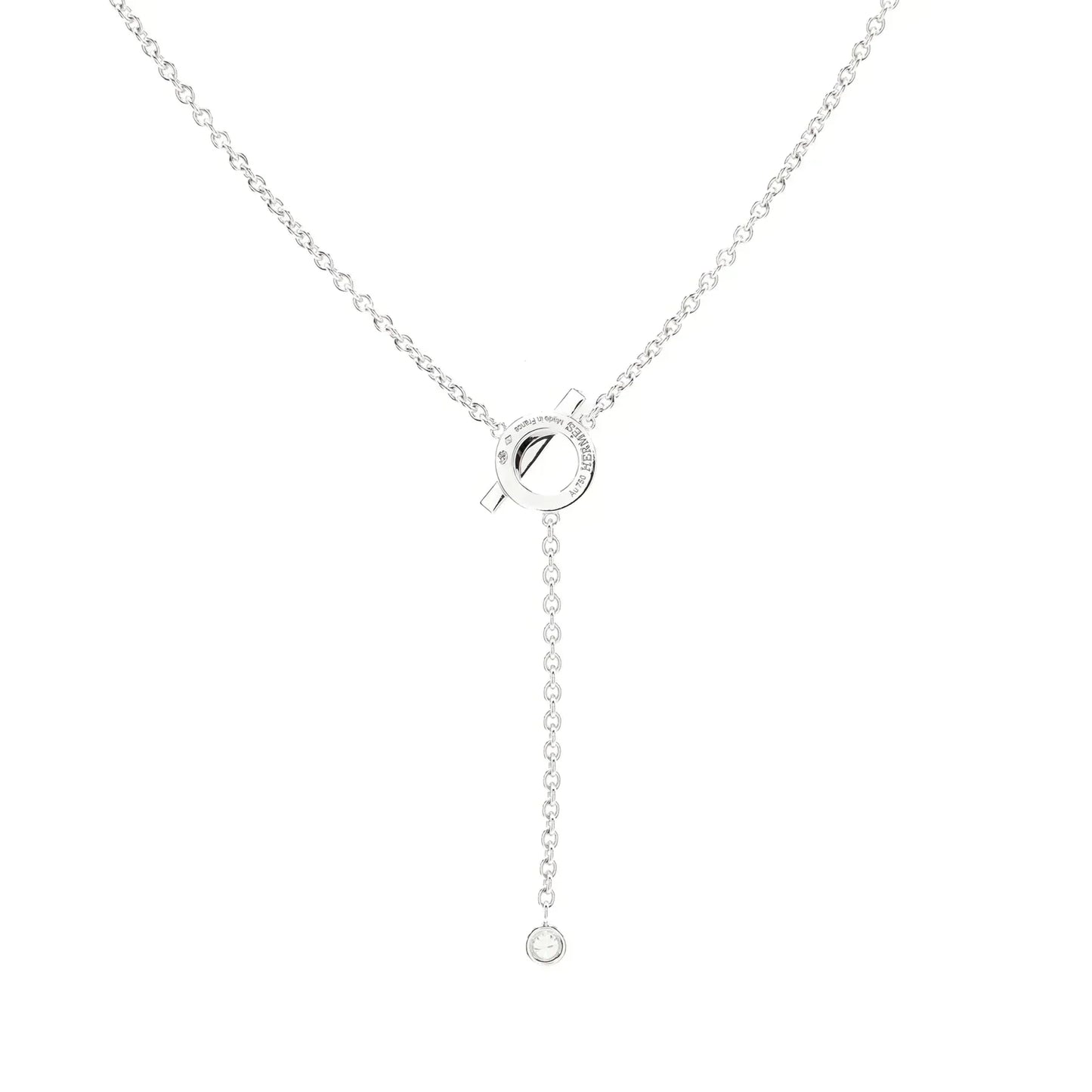 [Eterna Jewels]FINESSE SILVER DIAMOND NECKLACE