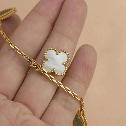 [Eterna Jewels]LUCKY SPRING 5 MOTIF GOLD BRACELET