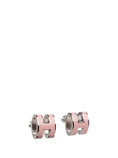 [Eterna Jewels]MINI POP H SILVER EARRINGS PINK