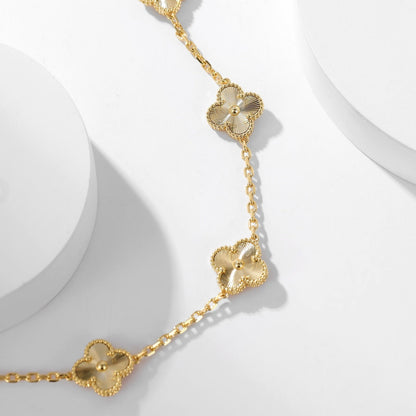 [Eterna Jewels]CLOVER 10 MOTIFS LASER NECKLACE