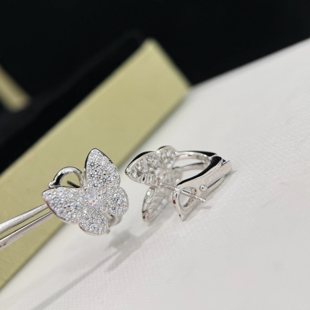 [Eterna Jewels]BUTTERFLY ALL DIAMOND EARRINGS