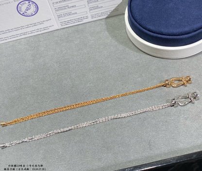 [Eterna Jewels]FORCE SMALL HORSESHOE  DIAMOND CHAIN ROPE BRACELET