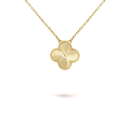 [Eterna Jewels]CLOVER 15MM LASER NECKLACE AND BOX