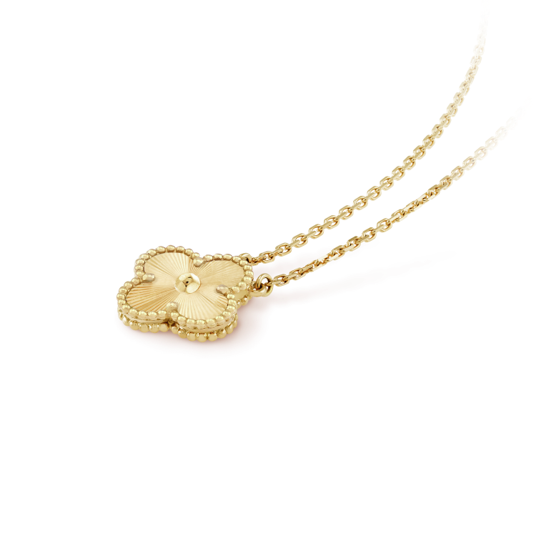 [Eterna Jewels]CLOVER 15MM LASER NECKLACE
