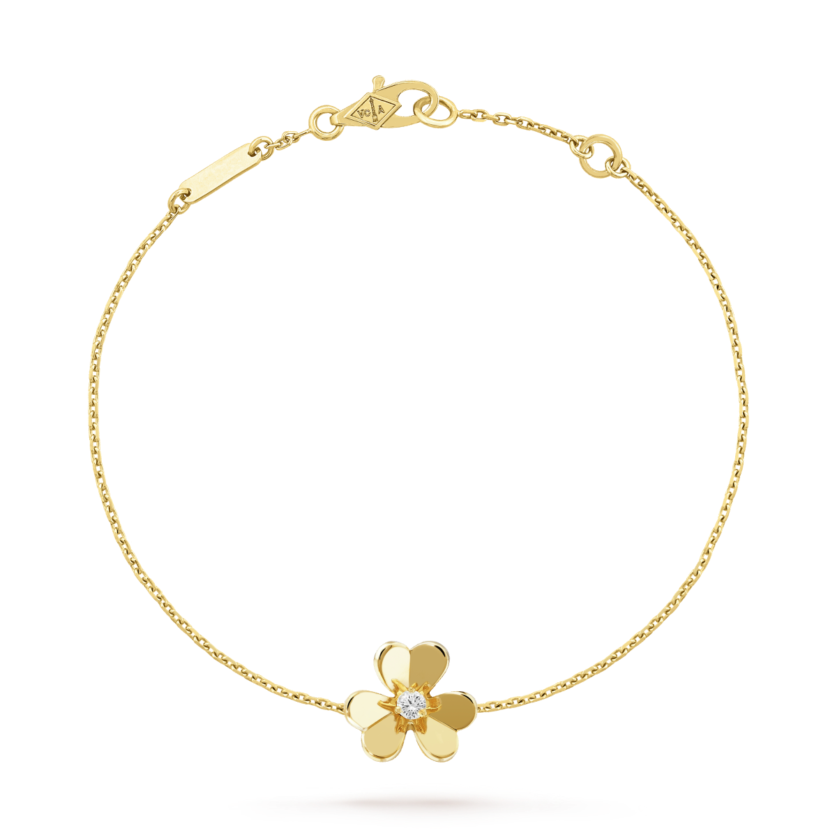 [Eterna Jewels]FRIVOLE GOLD FLOWER PINK MALACHITE BRACELET