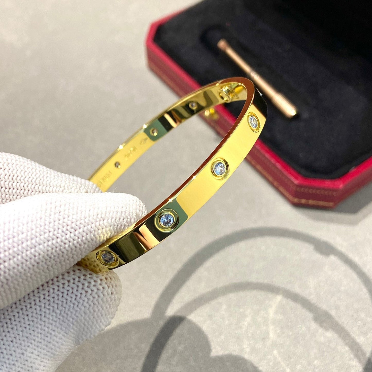 [Eterna Jewels]LOVE BRACELET 6.1MM 10 DIAMONDS