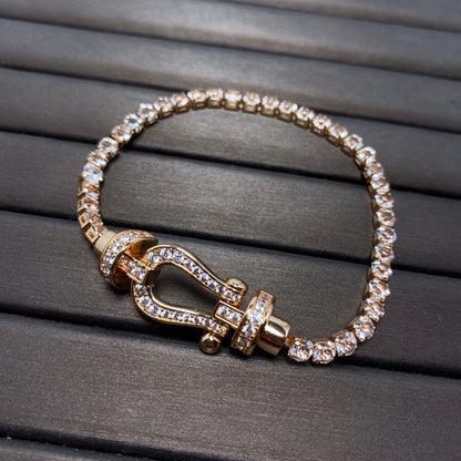 [Eterna Jewels]FORCE  HORSESHOE  DIAMOND TENNIS BRACELET